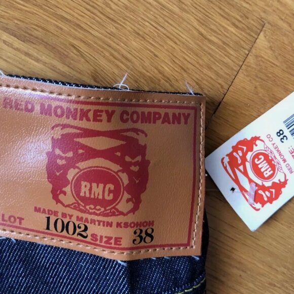 NWT Red Monkey Company RMC Martin Ksohoh jeans Short size 38 - Picture 12 of 12